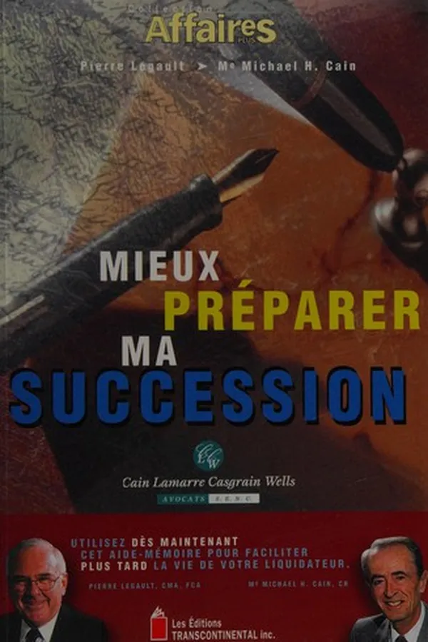 Capa de Mieux préparer ma succession