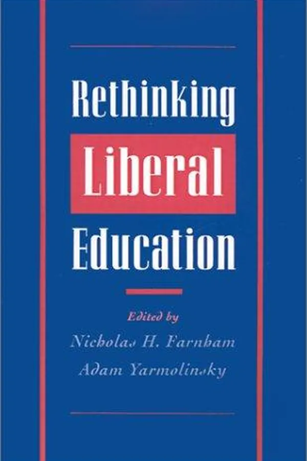 Capa de Rethinking liberal education
