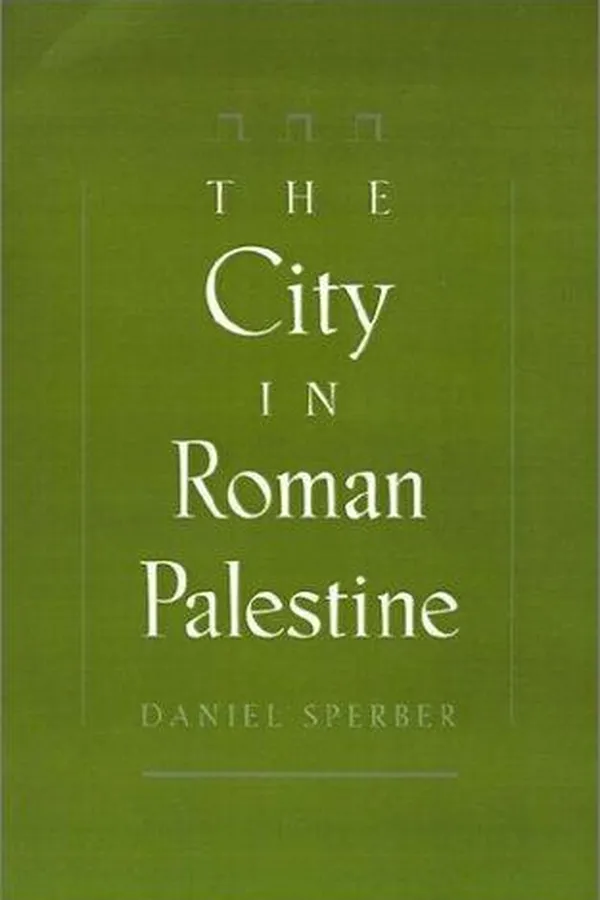 Capa de The city in Roman Palestine