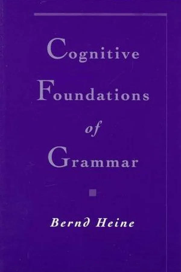 Capa de Cognitive foundations of grammar