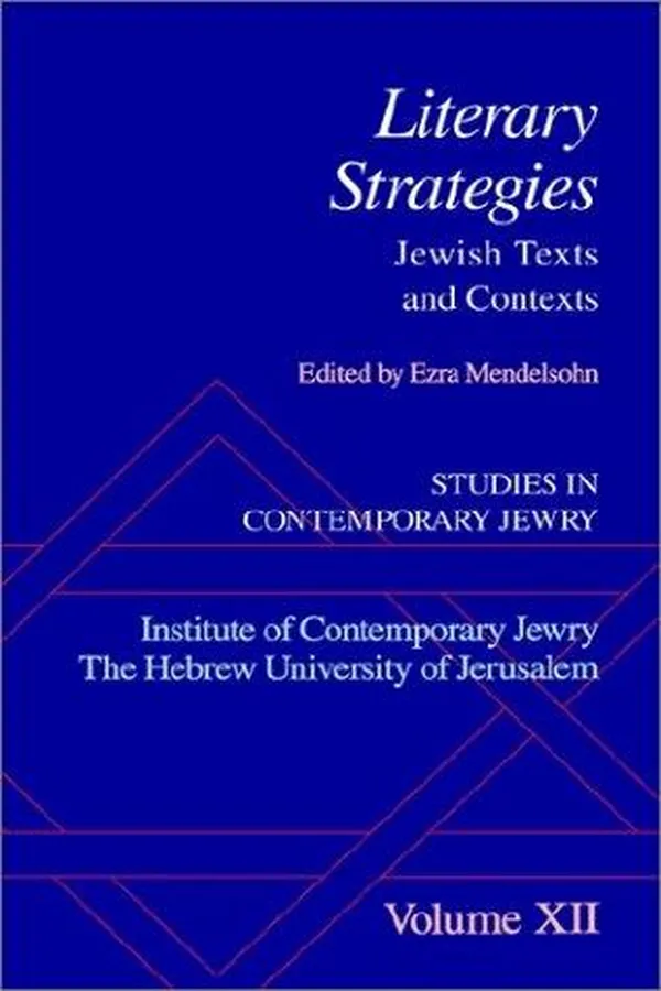 Capa de Studies in Contemporary Jewry: Volume XII: Literary Strategies