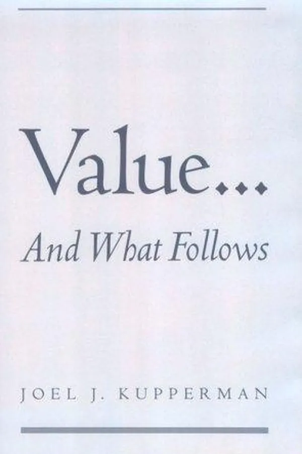 Capa de Value-- and what follows