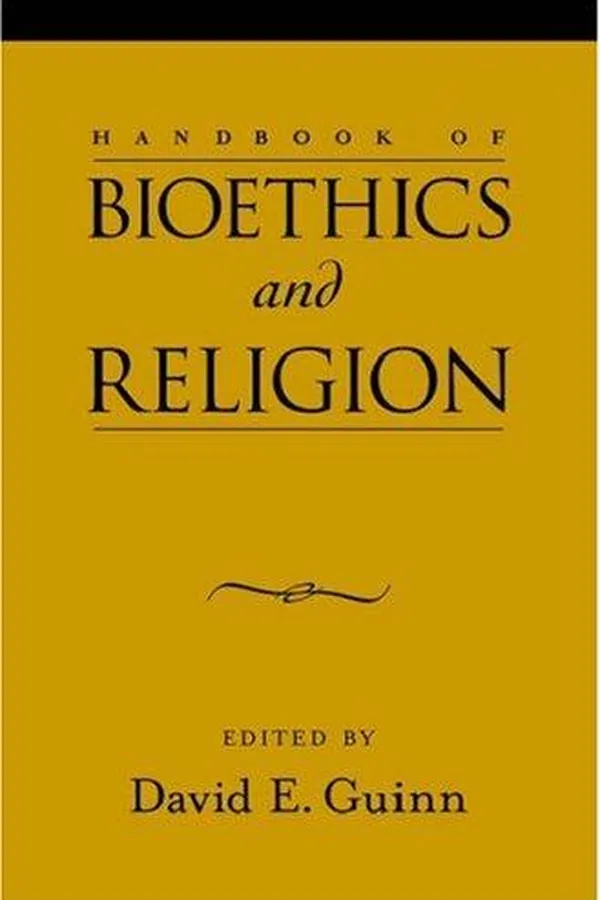 Capa de Handbook of bioethics and religion
