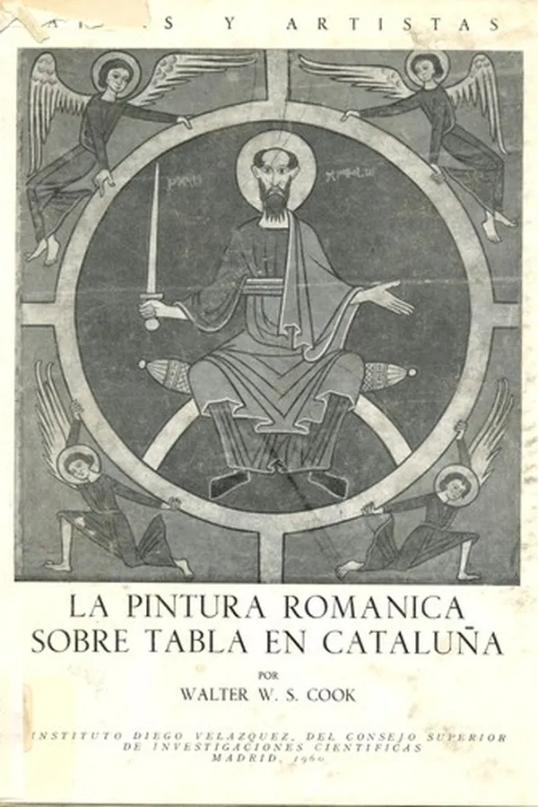 Capa de La pintura románica sobre tabla en Cataluña