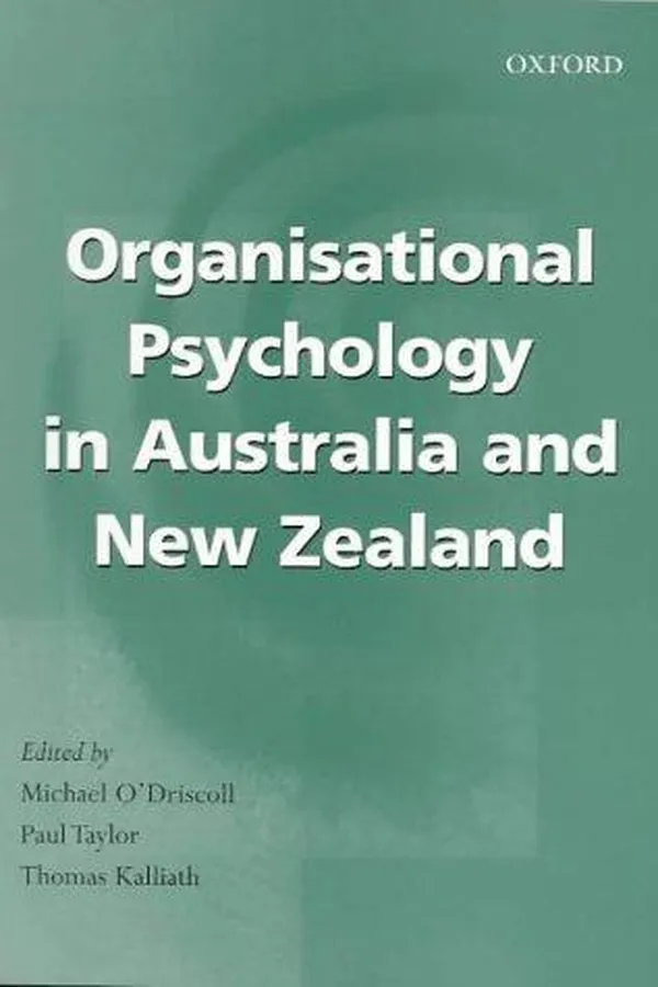 Capa de Organisational psychology in Australia and New Zealand