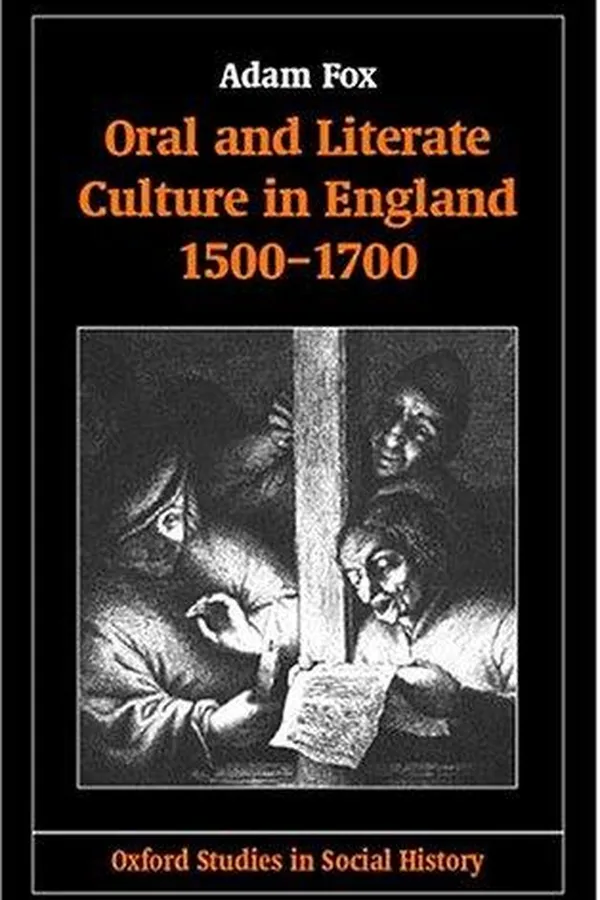 Capa de Oral and literate culture in England, 1500-1700
