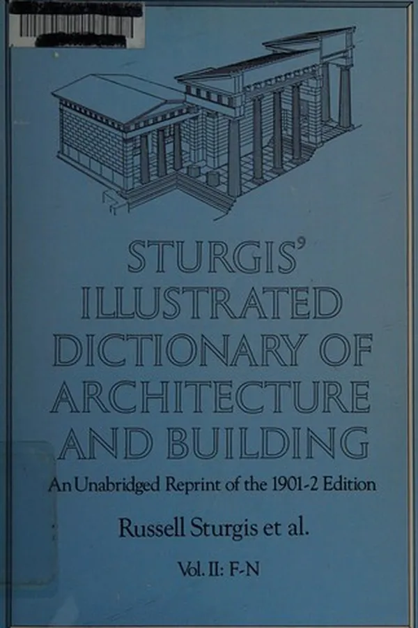 Capa de Sturgis' illustrated dictionary of architecture and building