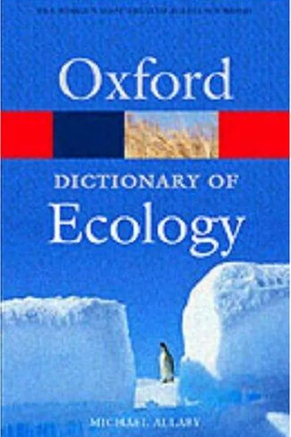 Capa de A Dictionary of Ecology