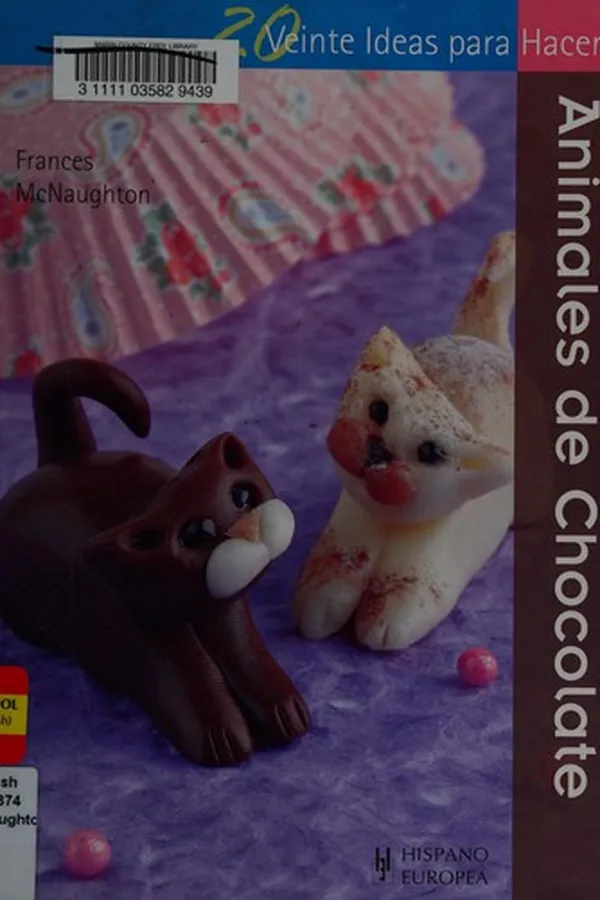 Capa de Animales de chocolate