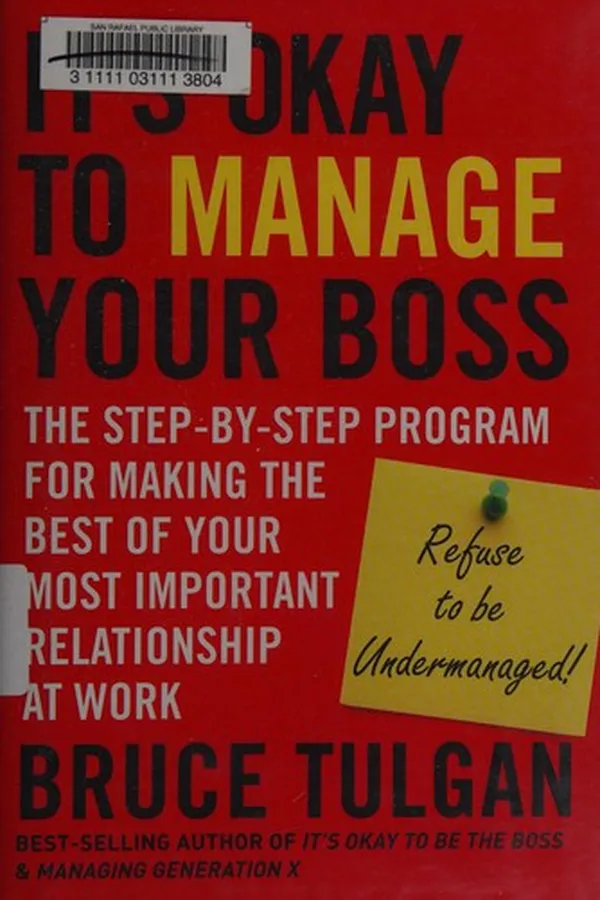 Cover of It's okay to manage your boss