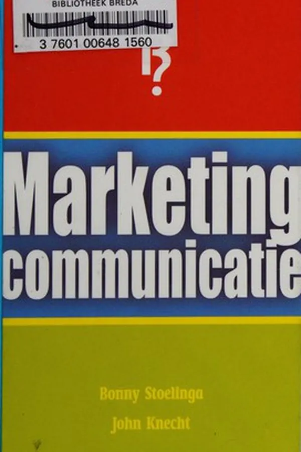 Capa de Marketingcommunicatie