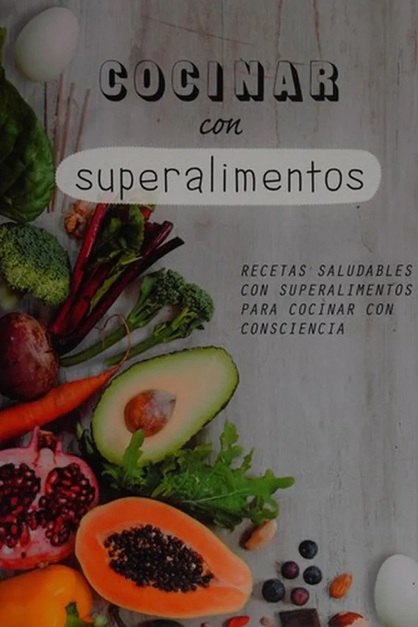 Capa de Cocinar con superalimentos