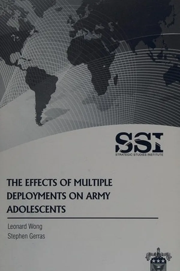 Capa de The effects of multiple deployments on Army adolescents