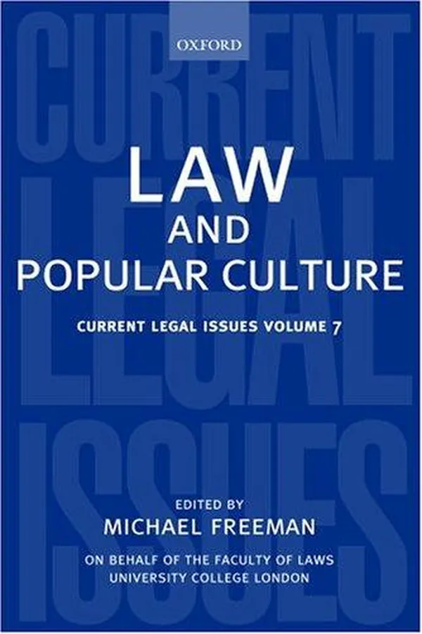Capa de Law and popular culture