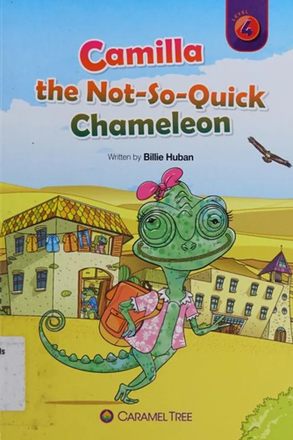 Capa de Camilla the not-so-quick chameleon