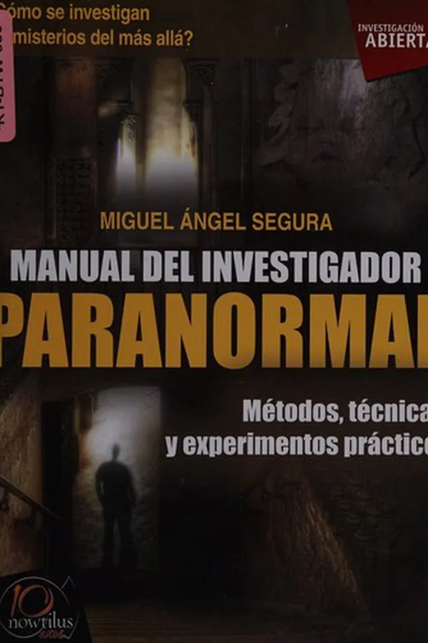 Capa de Manual del investigador paranormal