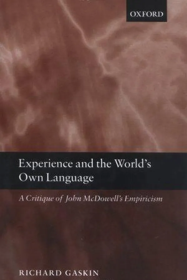 Capa de Experience and the world's own language