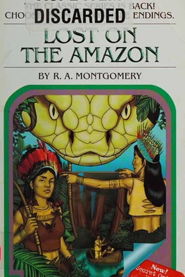 Capa de Choose Your Own Adventure - Lost on the Amazon
