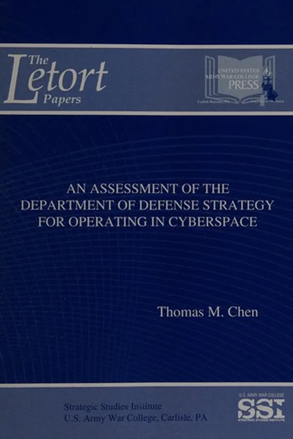 Capa de An assessment of the Department of Defense strategy for operating in cyberspace