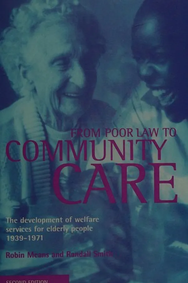 Capa de From Poor Law to community care