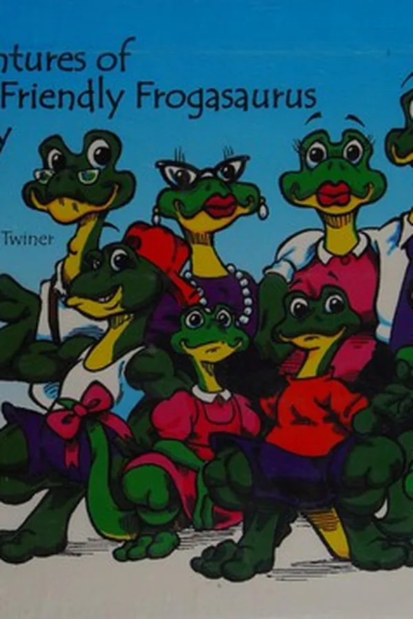 Capa de The adventures of Frank the friendly frogasaurus and family