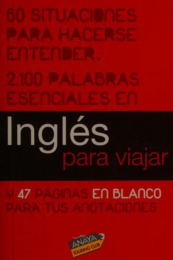 Capa de Inglés para viajar