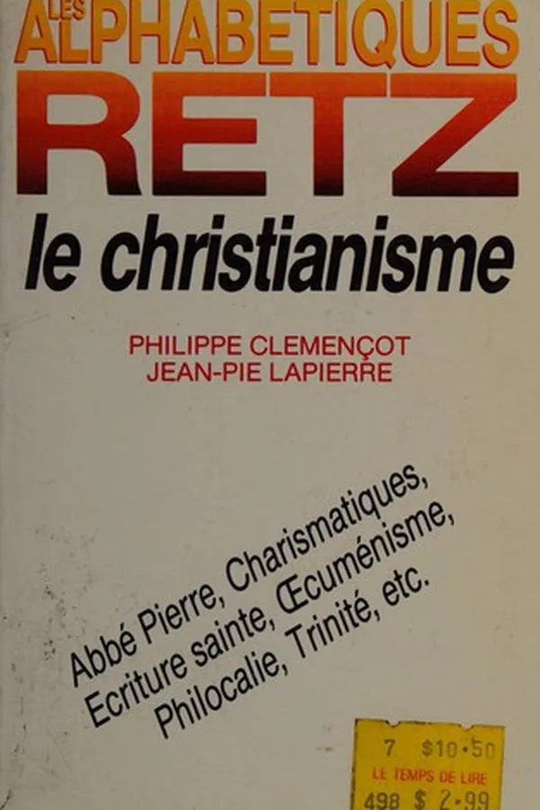 Capa de Le christianisme
