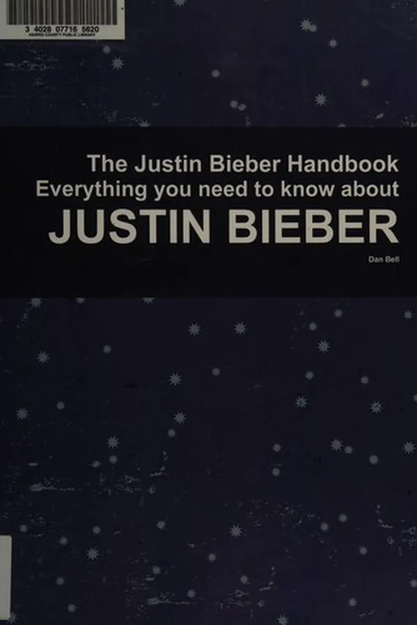 Capa de The Justin Bieber handbook