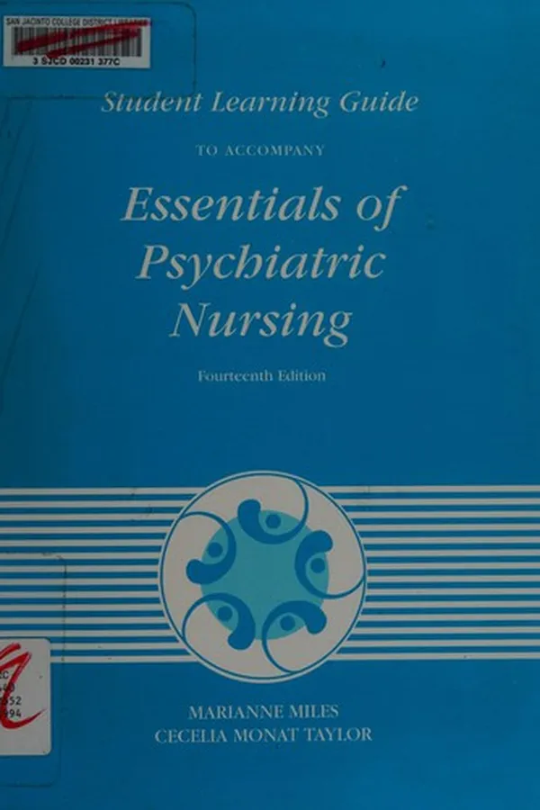 Capa de Student learning guide to accompany Essentials of psychiatric nursing, fourteenth edition