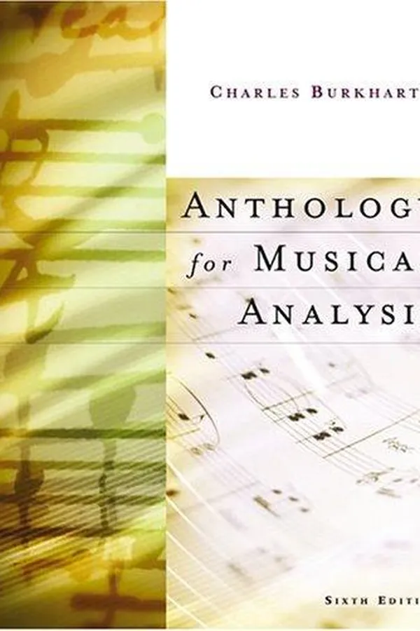 Capa de Anthology for Musical Analysis