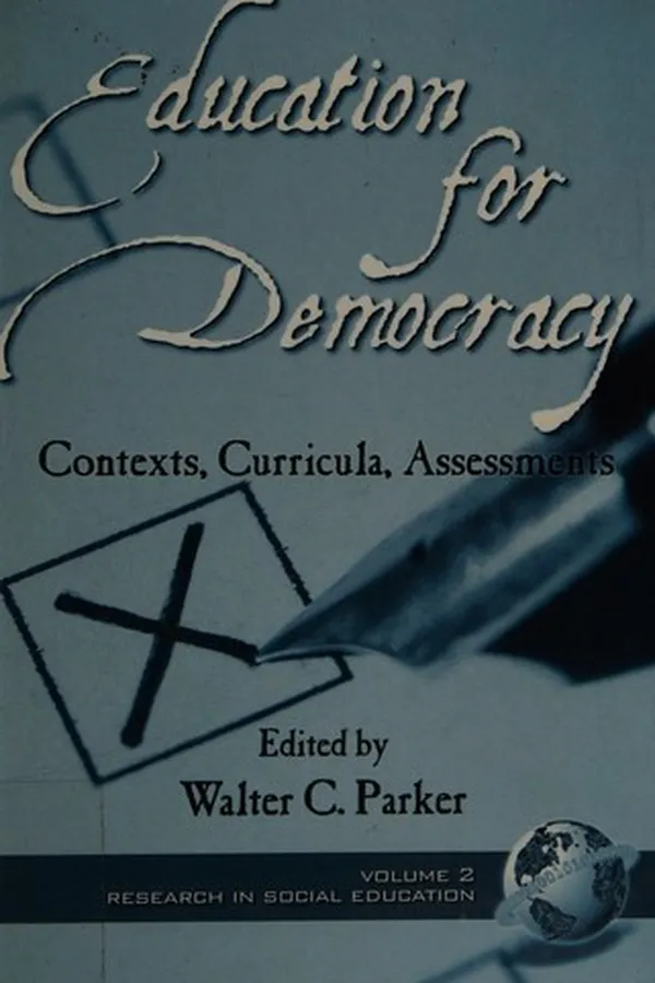 Capa de Education for democracy