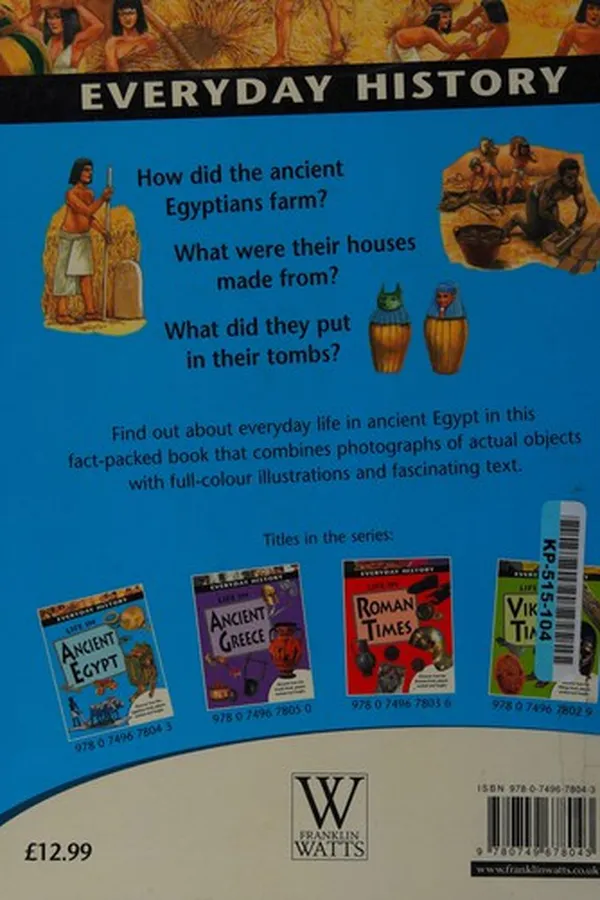 Capa de Life in ancient Egypt