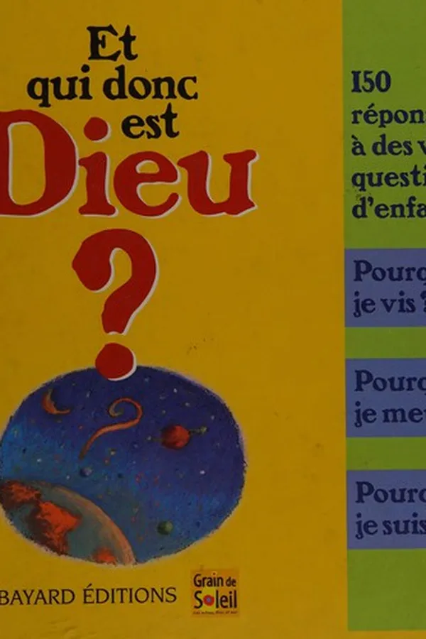 Capa de Et qui donc est Dieu?