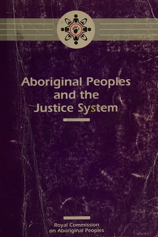 Capa de Aboriginal peoples and the justice system