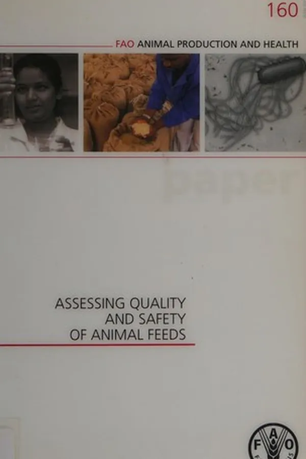 Capa de Assessing quality and safety of animal feeds
