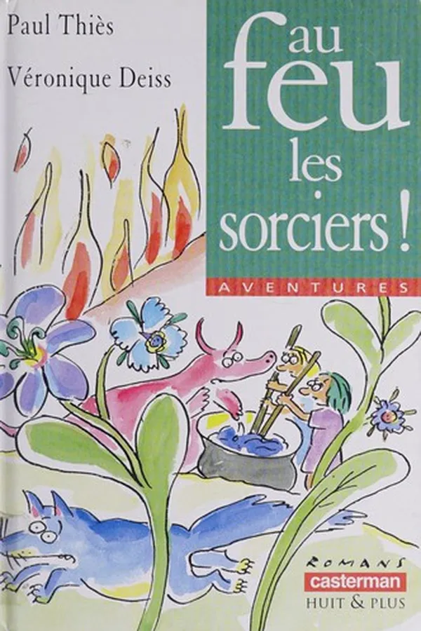 Capa de Au feu, les sorciers!