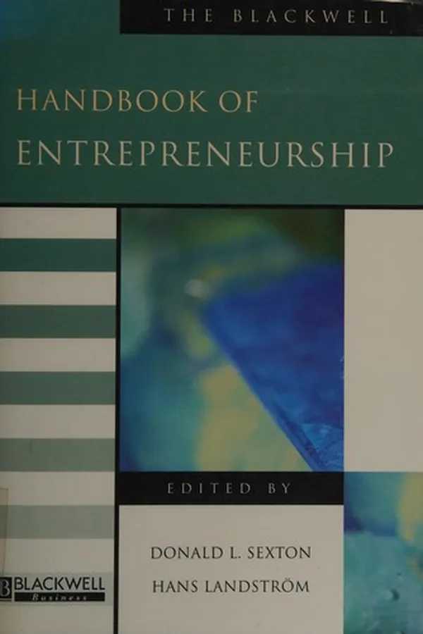 Capa de The Blackwell handbook of entrepreneurship