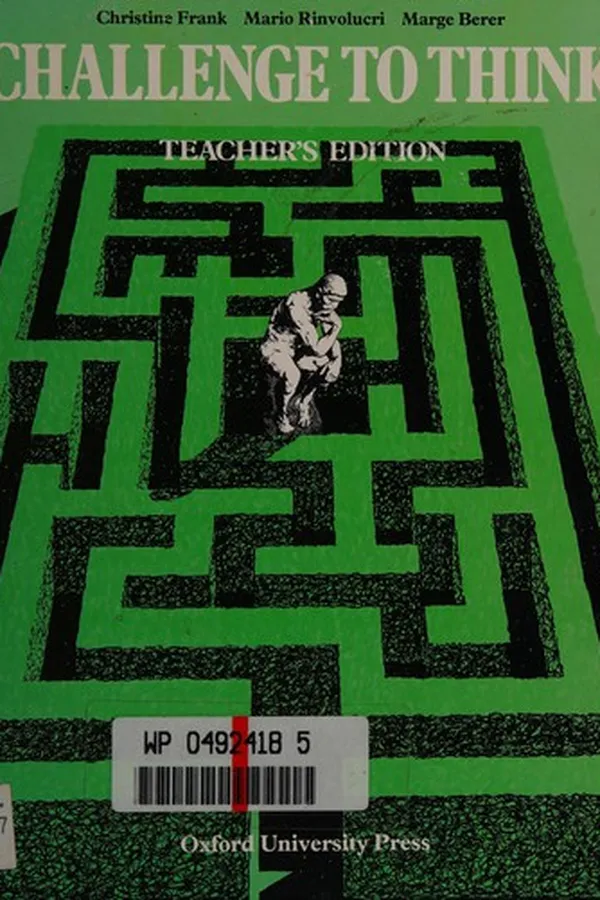 Capa de Challenge to Think