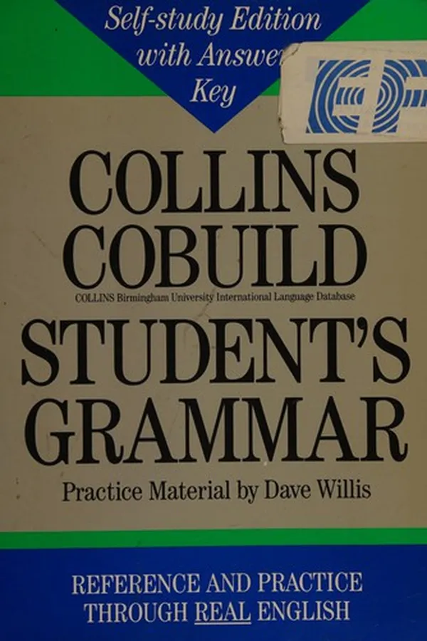 Capa de Collins cobuild student's grammar