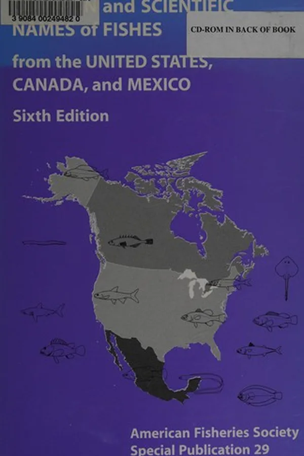 Capa de Common and Scientific Names of Fishes from the United States, Canada, and Mexico