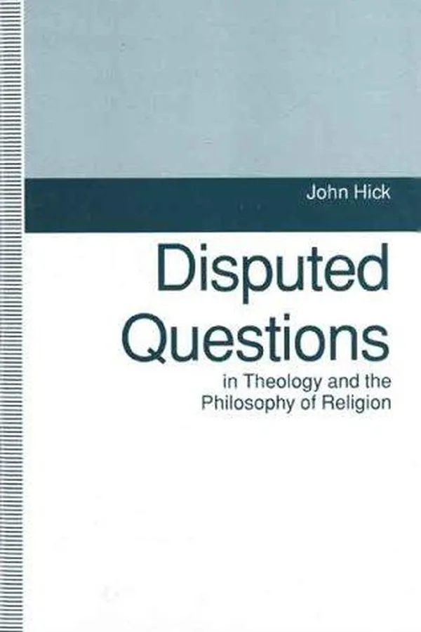 Capa de Disputed questions in theology and the philosophy of religion