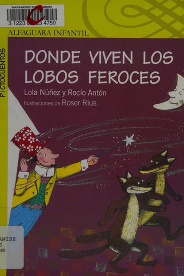 Capa de Donde viven los lobos feroces