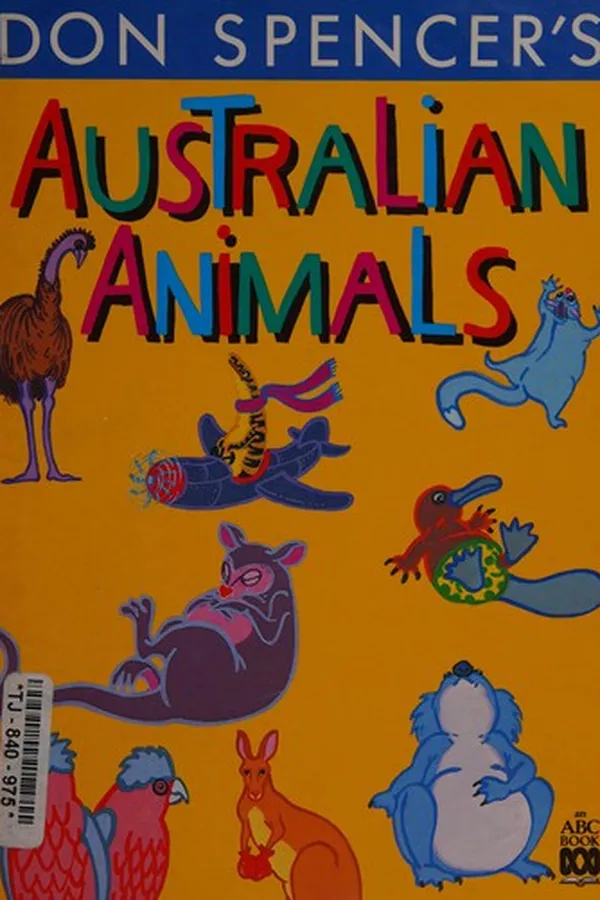 Capa de Don Spencer's Australian animals