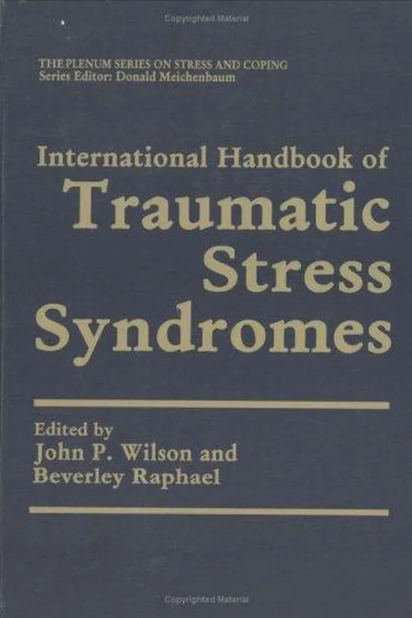 Capa de International handbook of traumatic stress syndromes