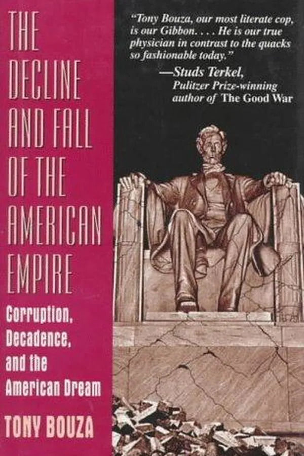 Capa de The decline and fall of the American empire