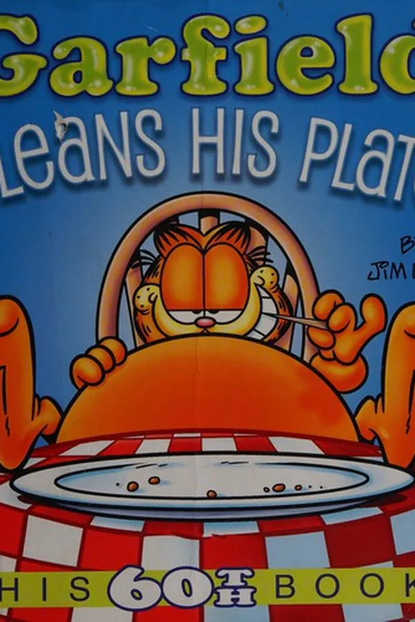 Capa de Garfield cleans his plate