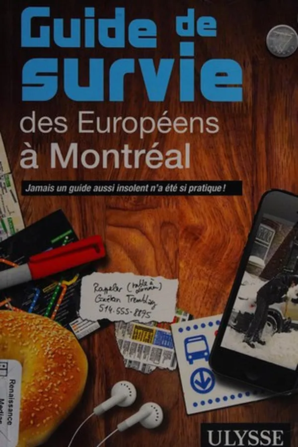Capa de Guide de survie des Européens à Montréal
