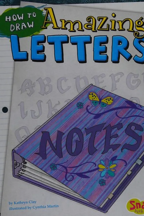 Capa de How to draw amazing letters