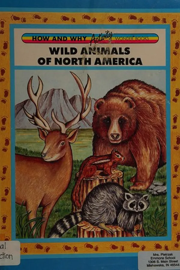 Capa de The how and why activity wonder book of wild animals of North America