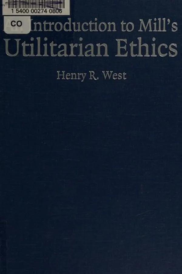 Capa de An introduction to Mill's utilitarian ethics